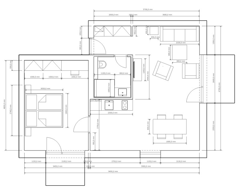 BALÍK 10 Lukratívnych apartmánov na brehu Liptovskej Mary
