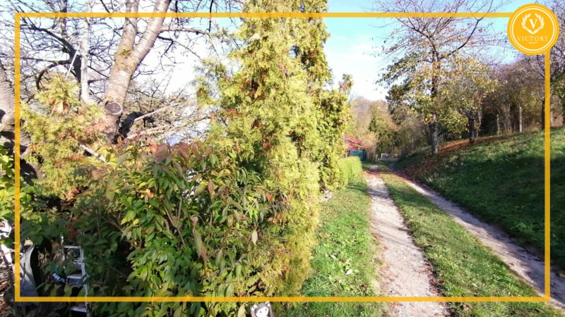 ZNÍŽENÁ CENA Predaj - záhrada s rozostavanou tehlovou chatou na okraji Starej Turej