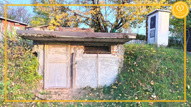 ZNÍŽENÁ CENA Predaj - záhrada s rozostavanou tehlovou chatou na okraji Starej Turej