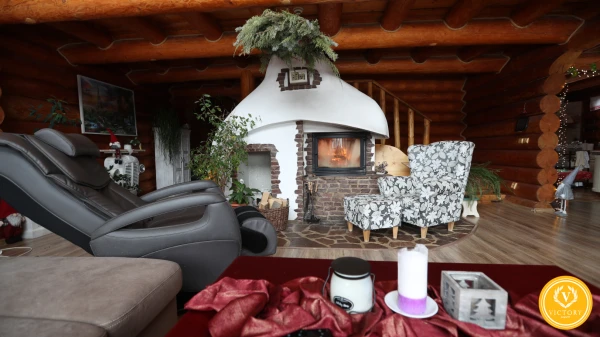 Luxusný zrubový dom*v malebnej obci Podzámčok